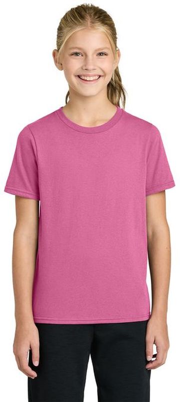 Port & Company Youth Easy Cotton 4.3 oz 100% Cotton Short Sleeve T-Shirt